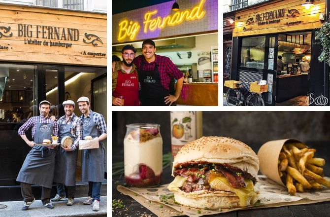 Big Fernand es una franquicia francesa de hamburguesas gourmet